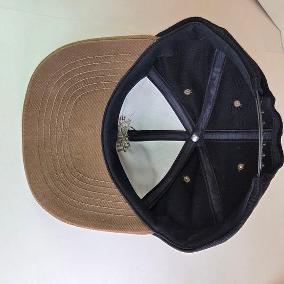 Vintage Chevy Trucks Snapback Hat Swingster USA Made Black Brown Cap - Picture 6 of 9